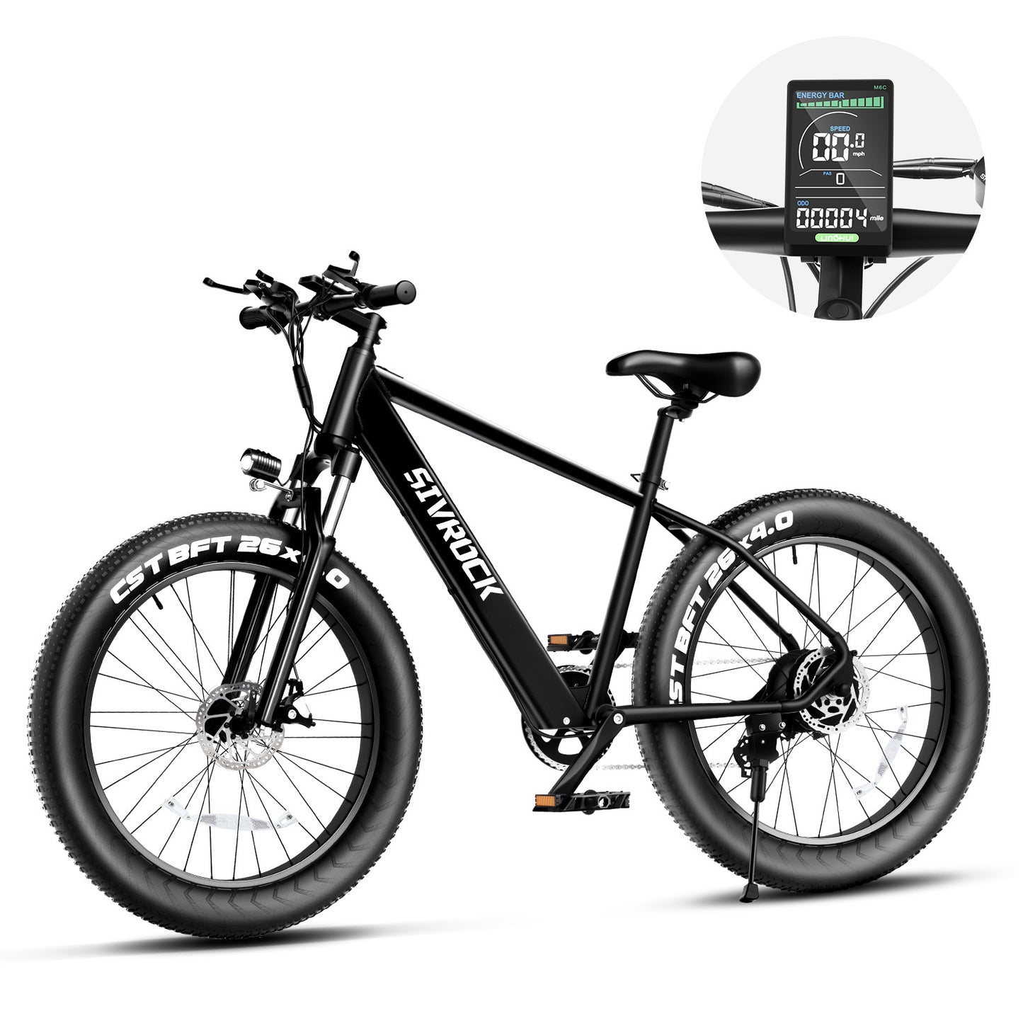 SIVROCK V1 Electric Bike For Adults, 1000W Motor 48V 15Ah Ebike For Trail Riding