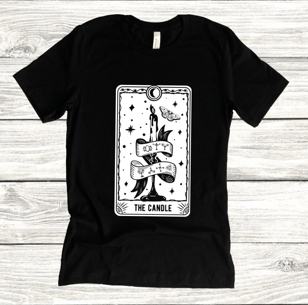 The Candle Tarot - Available in T-Shirt, Pullover, Hoodie, Tank or Long Sleeve