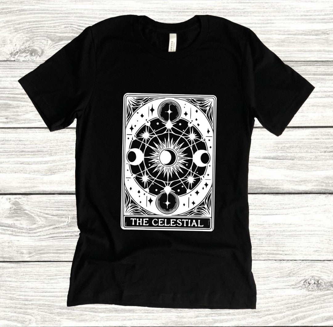 The Celestial Tarot - Available in T-Shirt, Pullover, Hoodie, Tank or Long Sleeve
