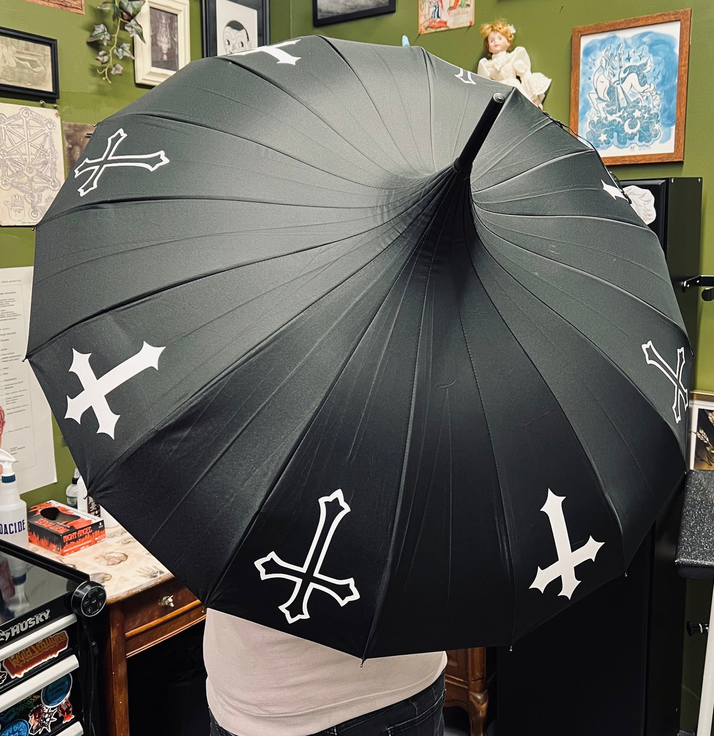 Inverted Cross Umbrella