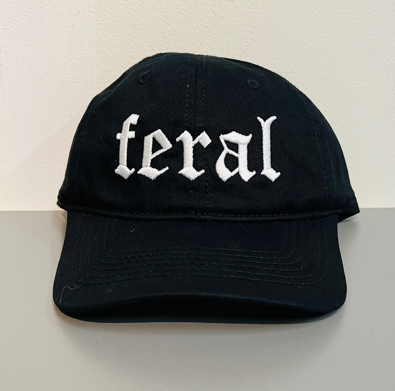 FERAL - Embroidered Dad Hat - READY TO SHIP