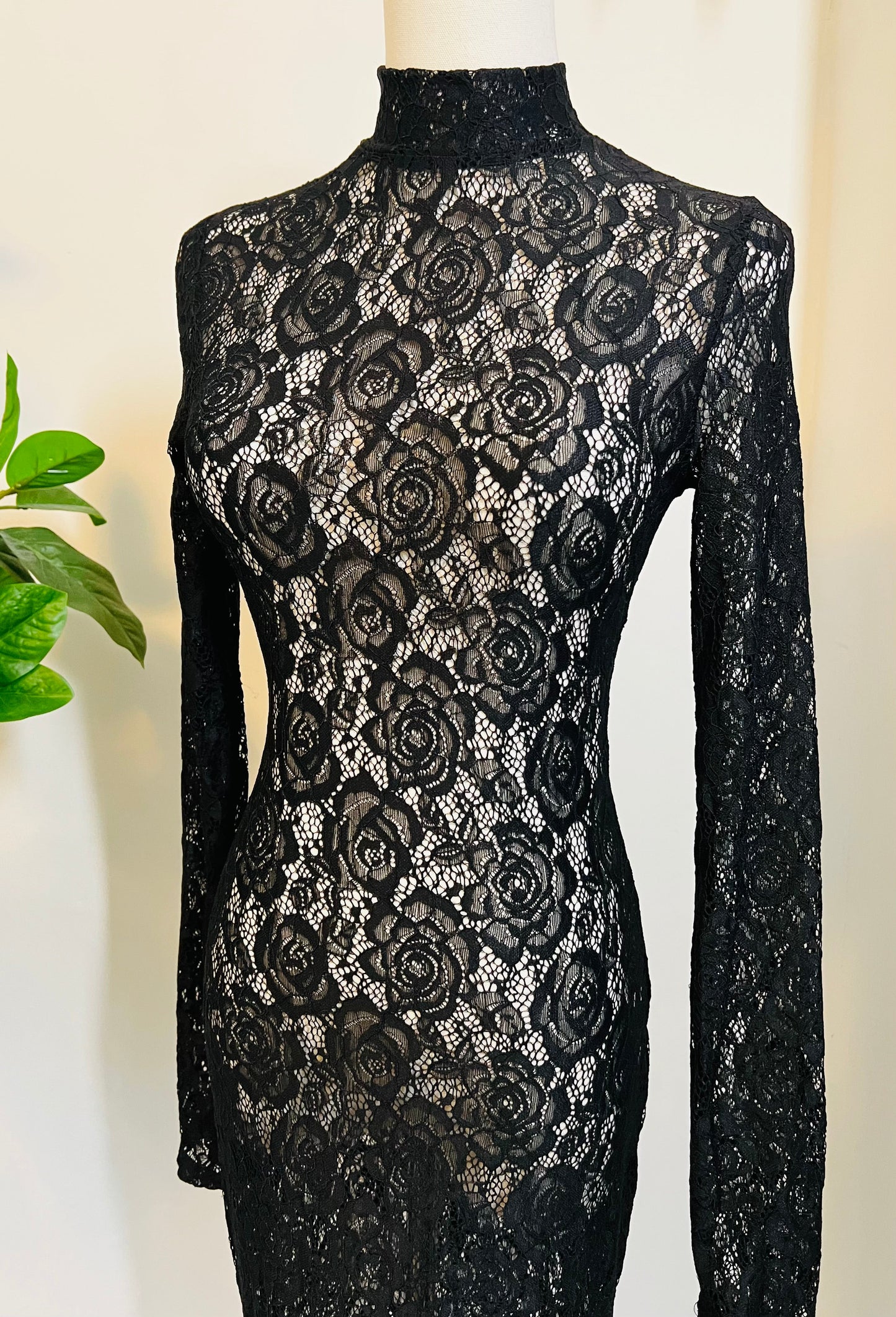 Persephone - Deadly Sheer Floral Lace Maxi dress - PRE-ORDER