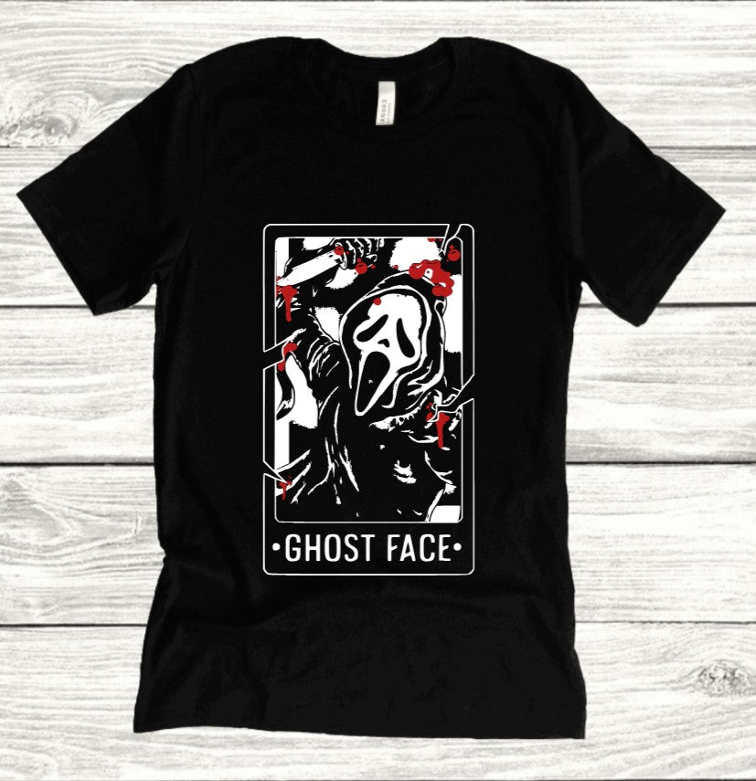Ghost Face Tarot - Available in T-Shirt, Pullover, Hoodie, Tank or Long Sleeve