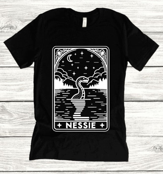 Nessie Loch Ness Monster Tarot - Available in T-Shirt, Pullover, Hoodie, Tank or Long Sleeve