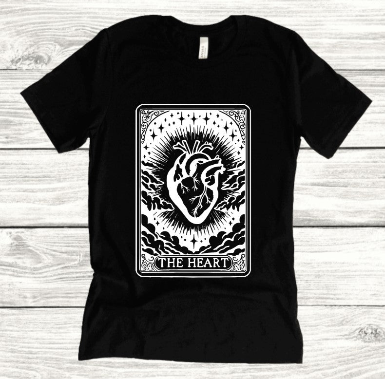 The Heart Tarot - Available in T-Shirt, Pullover, Hoodie, Tank or Long Sleeve