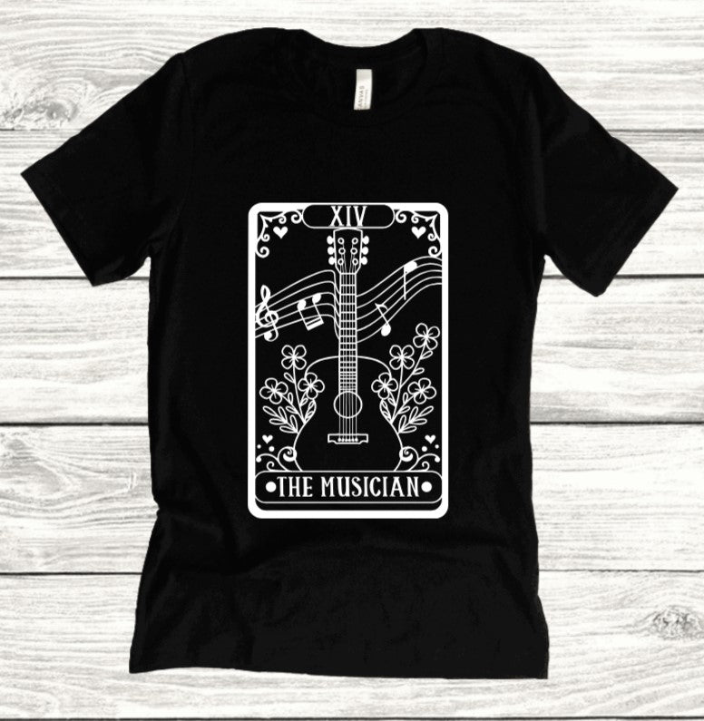 The Musician Tarot - Available in T-Shirt, Pullover, Hoodie, Tank or Long Sleeve