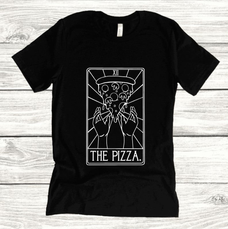 The Pizza Tarot - Available in T-Shirt, Pullover, Hoodie, Tank or Long Sleeve