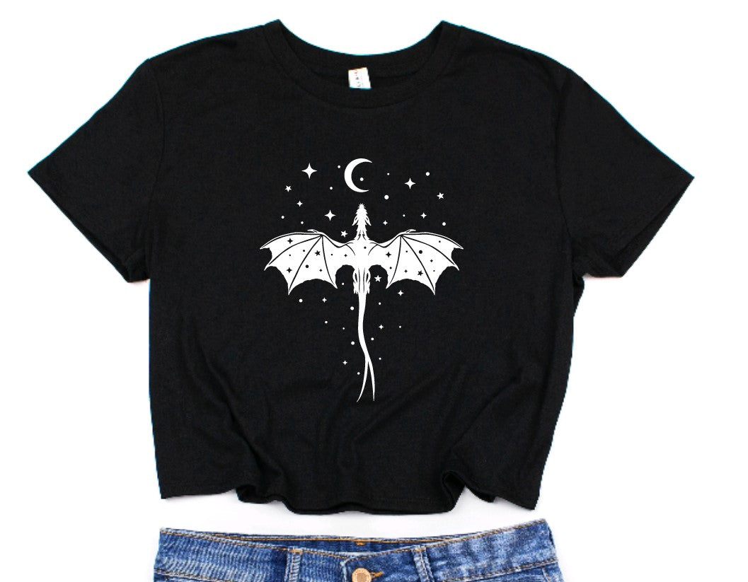 Dragon Cropped T-Shirt