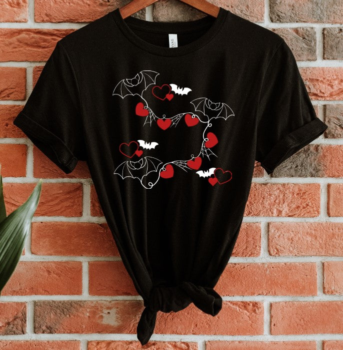 Batty Hearts - Available in T-Shirt, Pullover, Hoodie, Tank or Long Sleeve