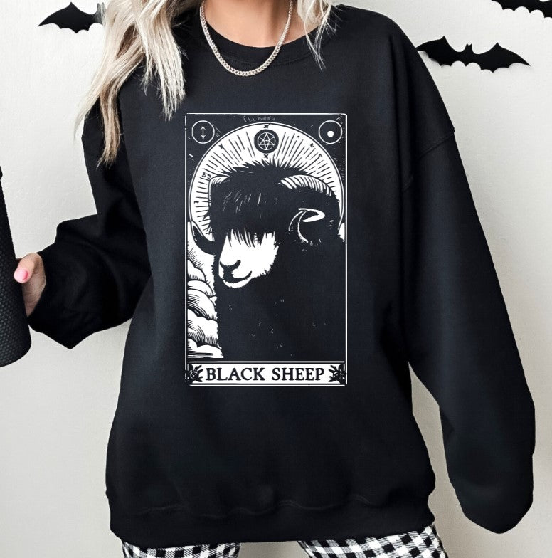 The Black Sheep Tarot - Available in T-Shirt, Pullover, Hoodie, Tank or Long Sleeve