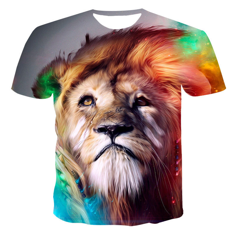 3D Lions (various styles) Printed T-Shirt