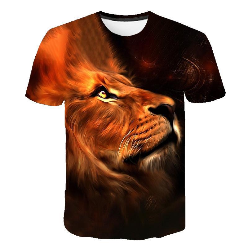 3D Lions (various styles) Printed T-Shirt