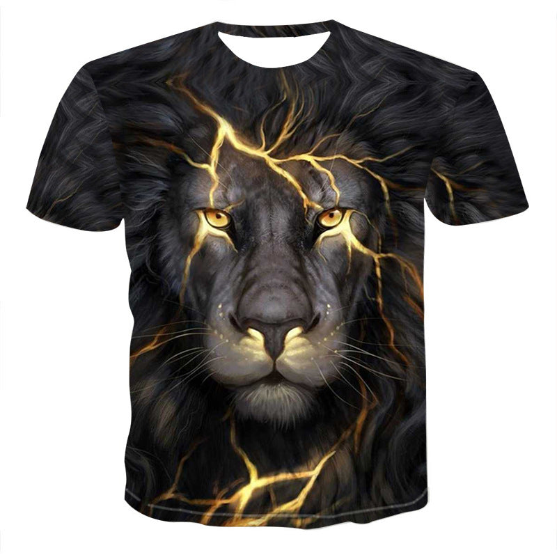 3D Lions (various styles) Printed T-Shirt
