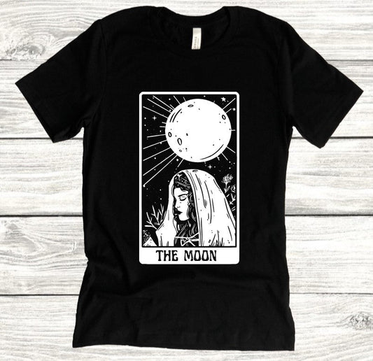 The Moon Tarot  - Available in T-Shirt, Pullover, Hoodie, Tank or Long Sleeve