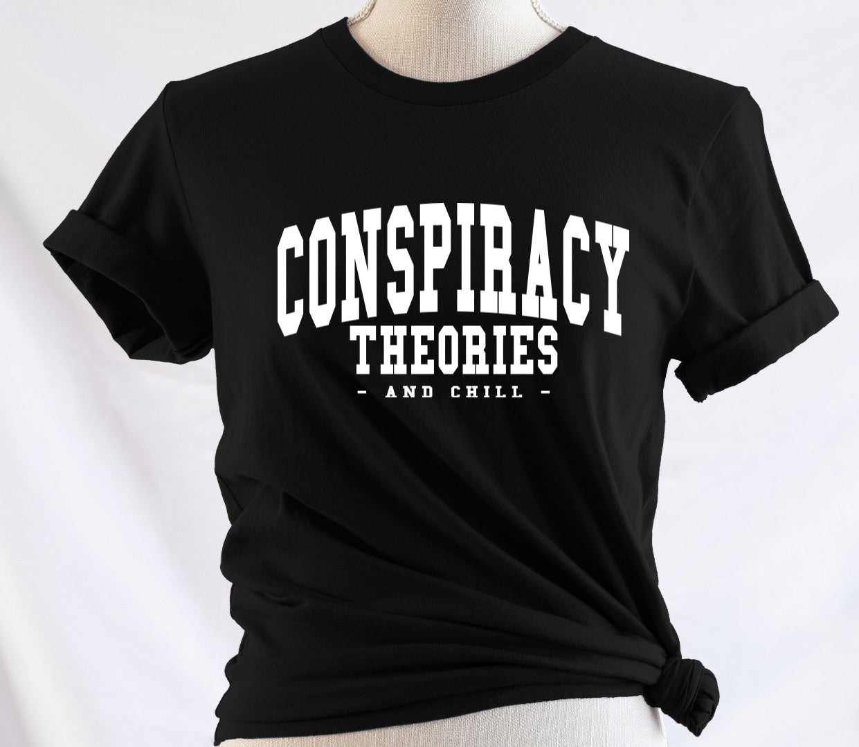 Conspiracy Theories and Chill - Available in T-Shirt, Pullover, Hoodie, Tank or Long Sleeve