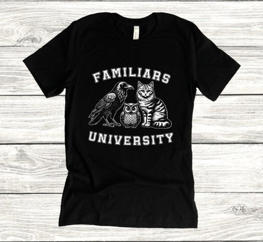 Familiars University - Available in T-Shirt, Pullover, Hoodie, Tank or Long Sleeve