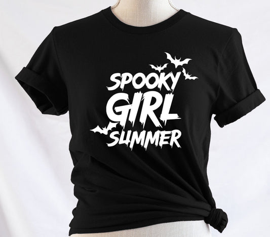 Spooky Girl Summer - Available in T-Shirt, Pullover, Hoodie, Tank or Long Sleeve