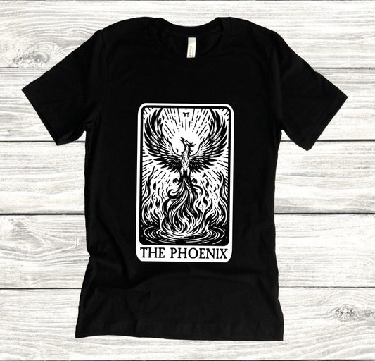 The Phoenix Tarot - Available in T-Shirt, Pullover, Hoodie, Tank or Long Sleeve