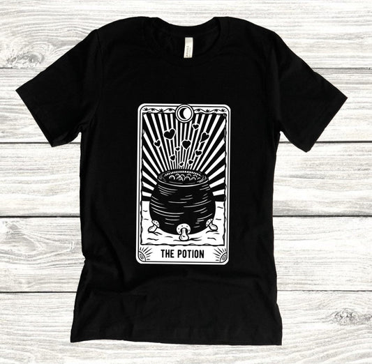 The Potion Tarot  - Available in T-Shirt, Pullover, Hoodie, Tank or Long Sleeve