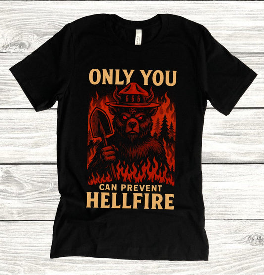 Only you can prevent Hellfire 90s style T-Shirt