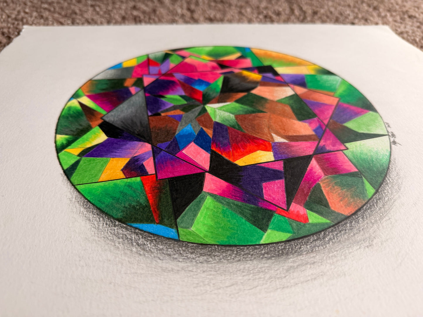 Alexandrite Drawing Art by Megan Besler (1 of 1)