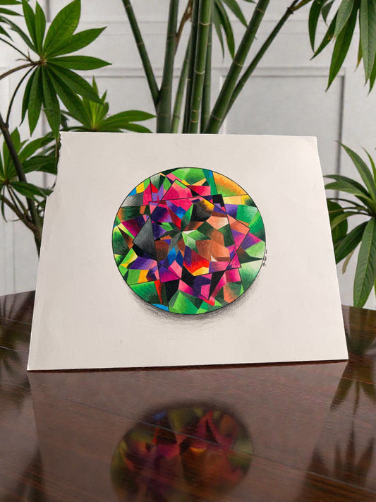 Alexandrite Drawing Art by Megan Besler (1 of 1)