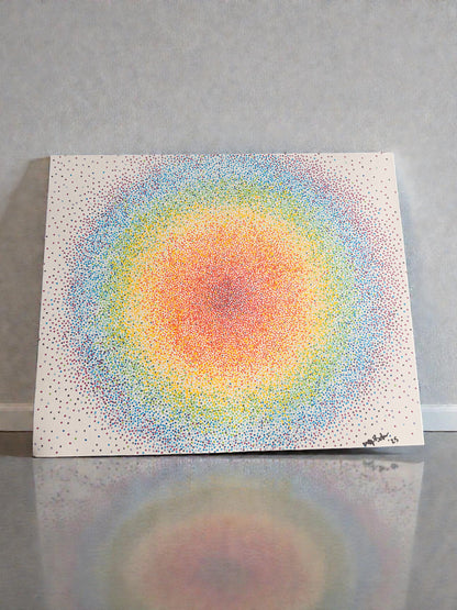 Rainbow Dot Art by Megan Besler (1 of 1)