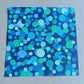 Blue Dot Canvas Painting by Megan Besler (1 of 1)