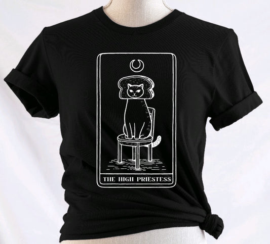 The High Priestess Tarot - Available in T-Shirt, Pullover, Hoodie, Tank or Long Sleeve