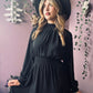 Dorothea - Classic Boho Shirred Witch Dress - READY-TO-Ship