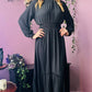 Dorothea - Classic Boho Shirred Witch Dress - READY-TO-Ship