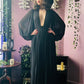 Minerva - Hauntingly Dramatic Mesh Maxi Dress with Built In Shorts  - READY TO SHIP