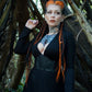 Blair - Jersey Maxi Dress with Vegan Leather Corset Waist - READY TO SHIP