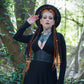 Blair - Jersey Maxi Dress with Vegan Leather Corset Waist - READY TO SHIP