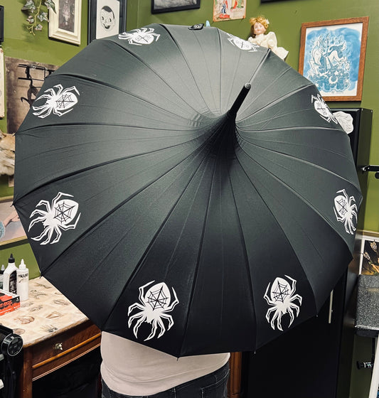 Webbed Spider Umbrella