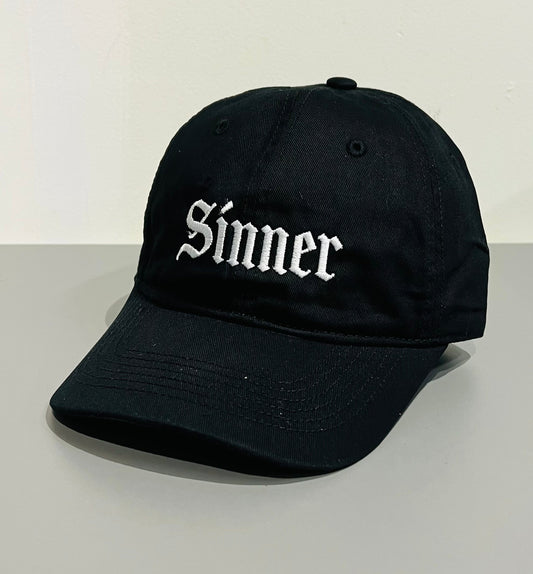 Sinner Embroidered Dad Hat