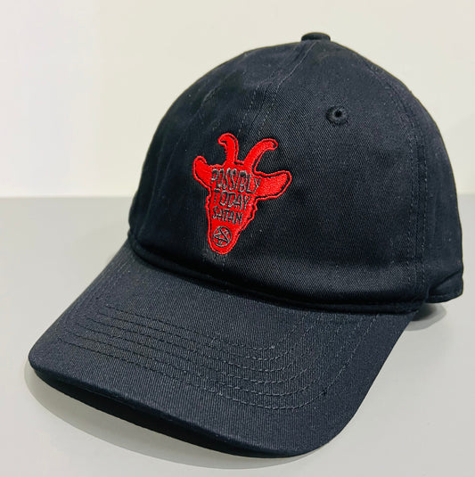 Possibly Today Satan Embroidered Dad Hat - READY TO SHIP