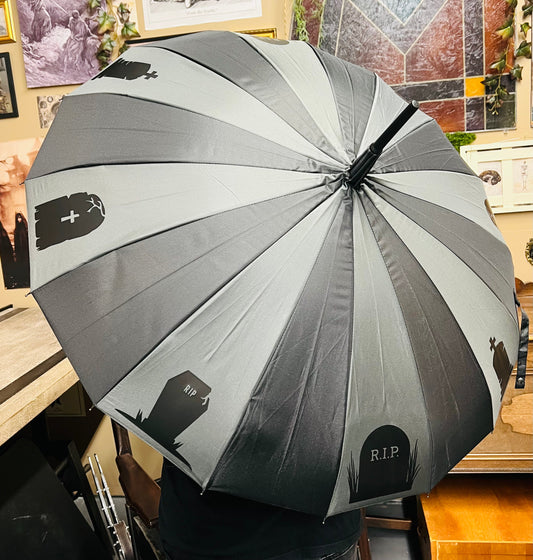 Charcoal Tombstone Umbrella