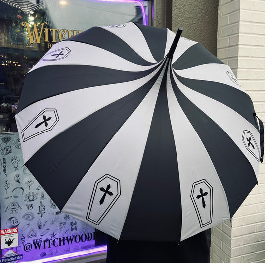 Charcoal Coffin Umbrella