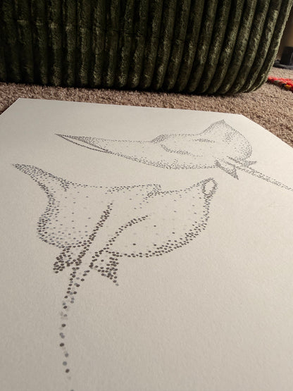 Dot Art - Marine Life Art by Megan Besler (Set of 3 or Individual)