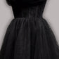 Octavia's Web - Flocked Spider Web Party Dress - READY TO SHIP