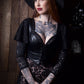 Tempest - Illusion Lace Dress with Vegan Leather Faux Corset