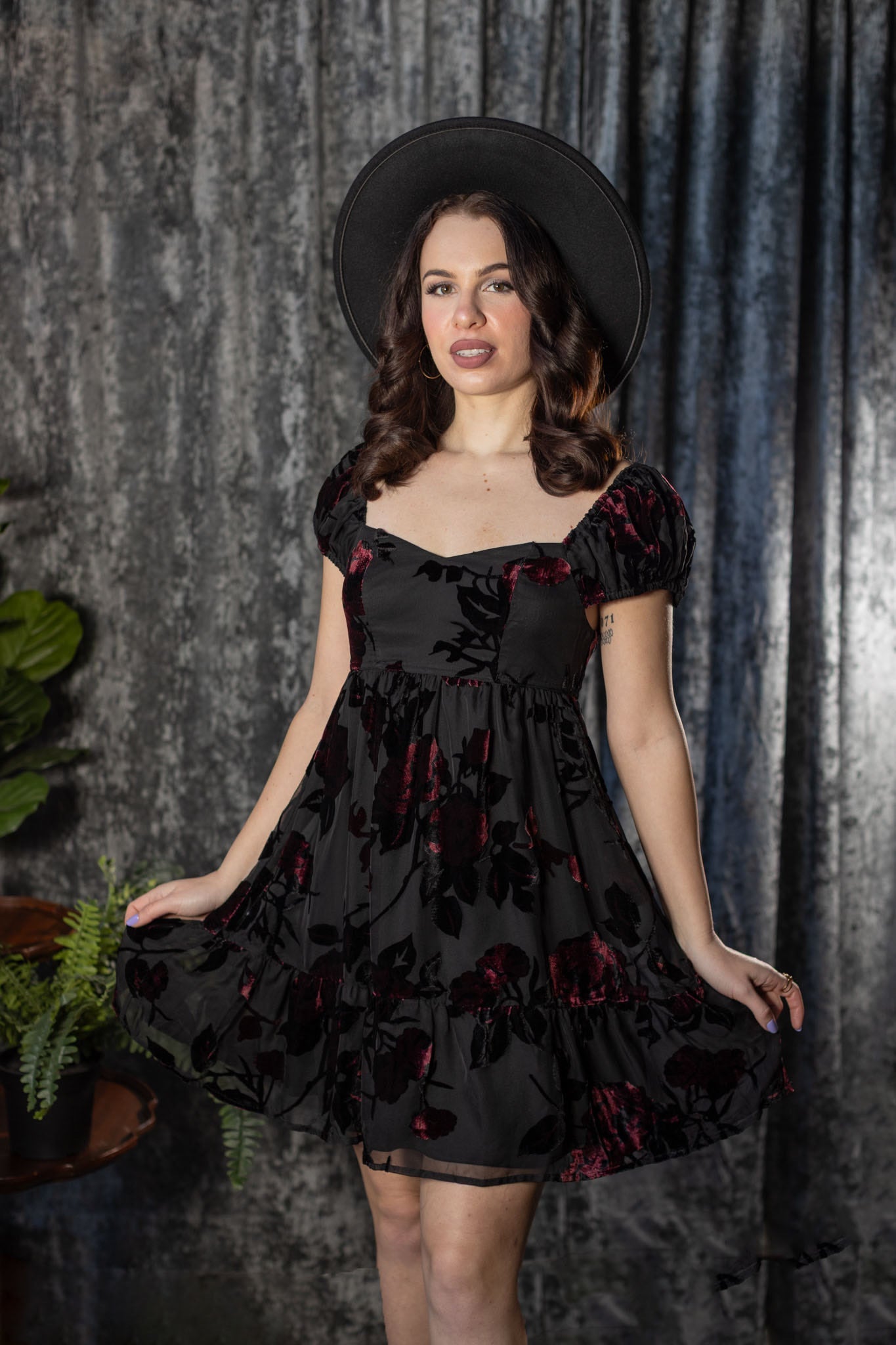 Reagan - Romantic Floral Babydoll Dress - Pre-Order