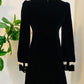 Sabrina - Luscious 60s style Velvet mini dress - READY TO SHIP