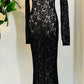 Persephone - Deadly Sheer Floral Lace Maxi dress - PRE-ORDER