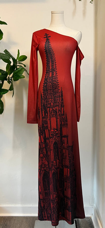 Elspeth - Comfy Cathedral Maxi Dress - READY to SHIP