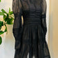 Morgana - Romantic Victorian Inspired Party Dress - BLACK - PRE-ORDER