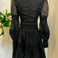 Morgana - Romantic Victorian Inspired Party Dress - BLACK - PRE-ORDER