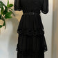 Annabel - Romantic Cottage Goth Tiered Dress - PRE-ORDER
