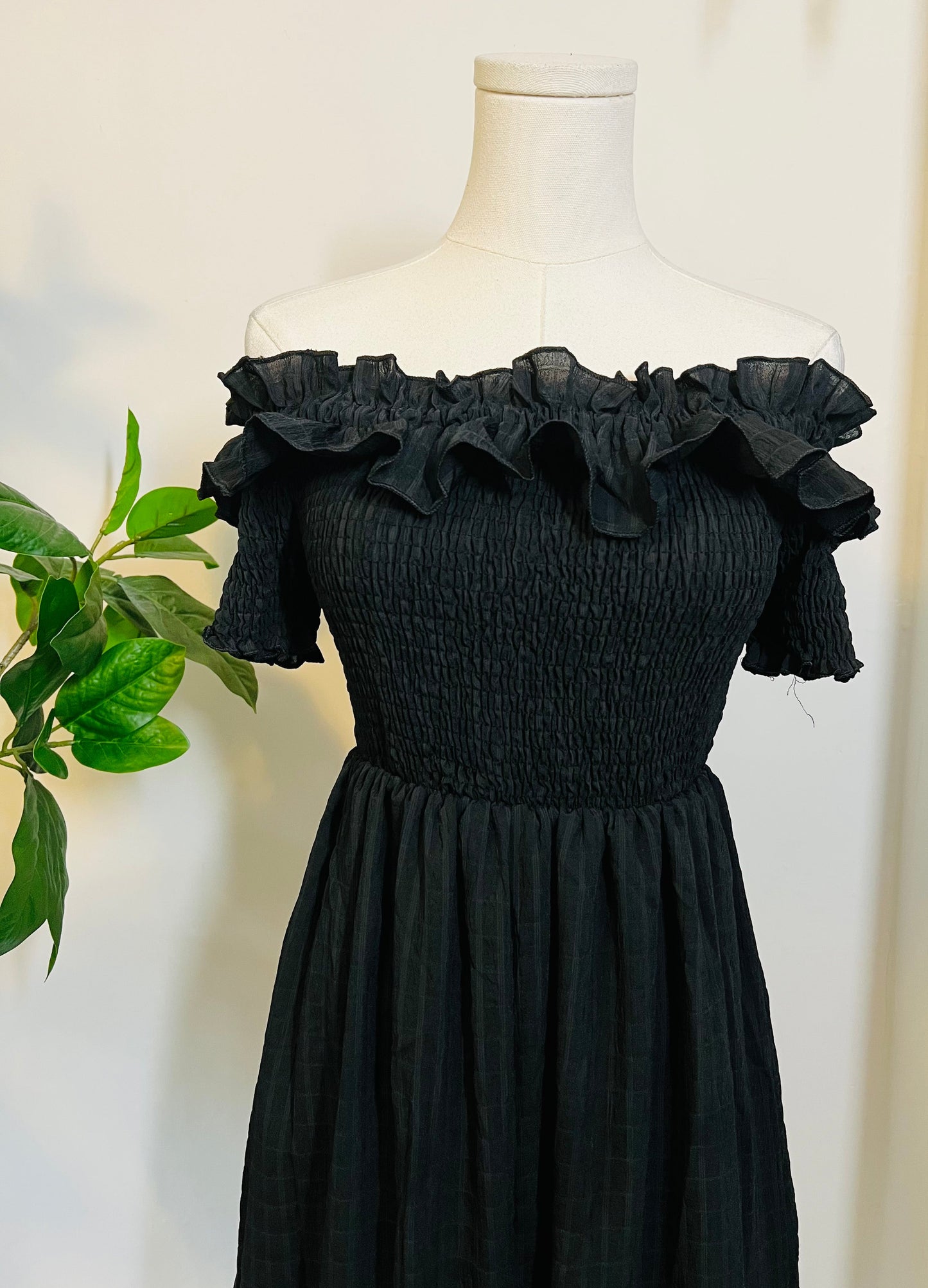 Hilda - Dark Plaid Cottage Dress - PRE-ORDER